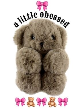 🎀Little Obessed Plush Teddy Bear🧸Crossbody/Versatile Bag